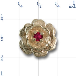 80800 Ruby Bracelet Slide 